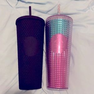 New 2 Starbucks tumblers